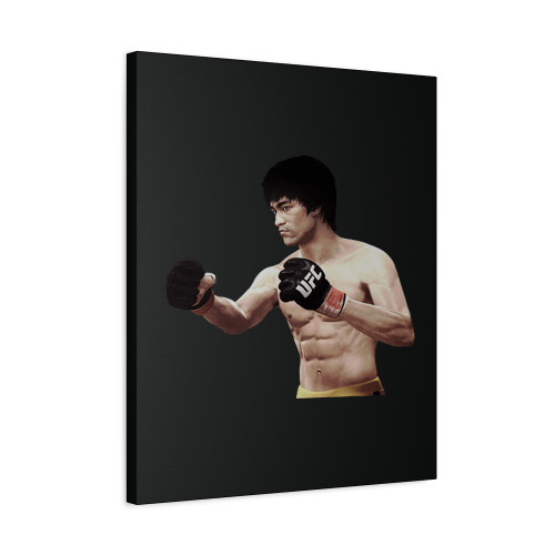 Bruce Lee Ufc Canvas Print Poster