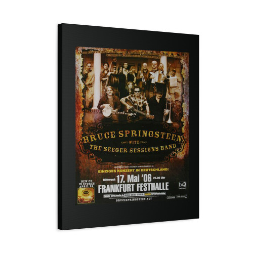 Bruce Springsteen Seeger Session Frankfurt 2006 Canvas Print Poster