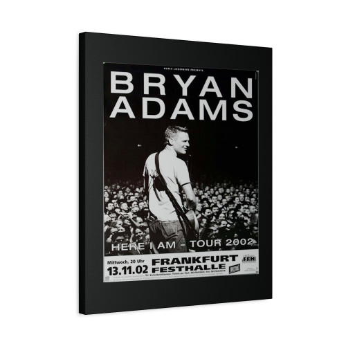 Bryan Adams Here I Am Frankfurt 2002 Canvas Print Poster