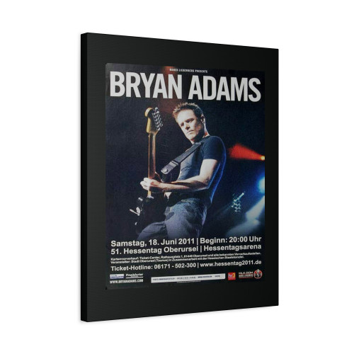 Bryan Adams Hessen Day 2011 Concert Canvas Print Poster