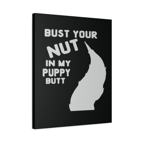 Bust Your Nut Logo Art Canvas Print Poster