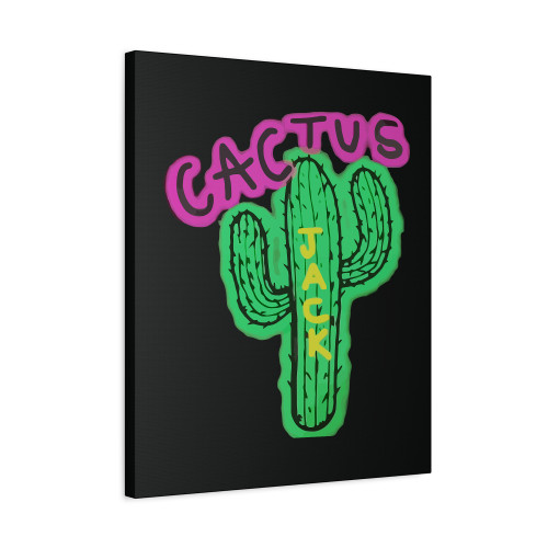 Cactus Jack Airbrushed Astroworld Canvas Print Poster