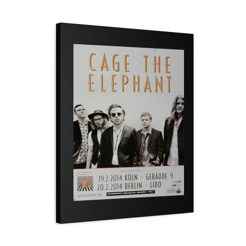 Cage The Elephant Melophobia Koln & Berlin 2014 Canvas Print Poster