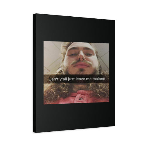 Cant Y All Just Leave Me Post Malone Canvas Print Poster