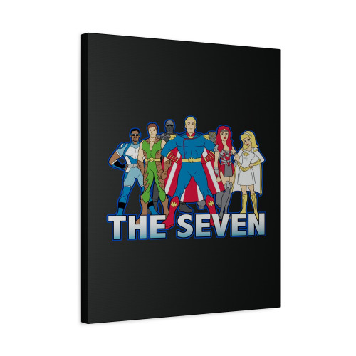 Cartoon The Seven Hero Canvas Print Poster