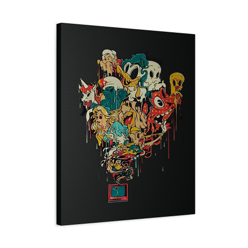 Cartoons Combo Art Canvas Print Poster