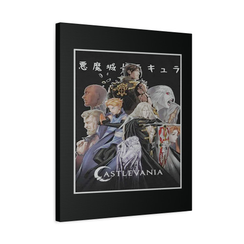 Castlevania Anime Alucard Trevor Belmont Canvas Print Poster