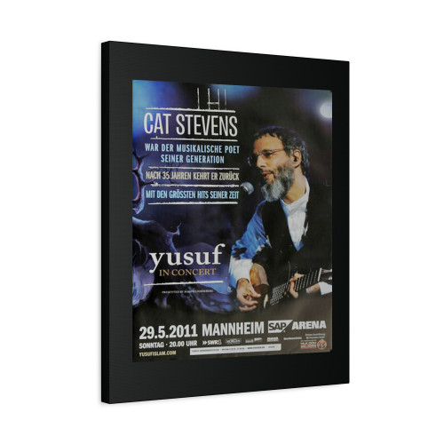 Cat Stevens Concert Mannheim 2011 Canvas Print Poster