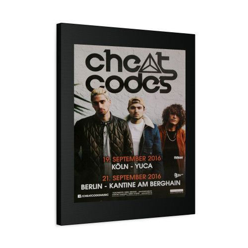 Cheat Codes Live On Stage Berlin 2016 Canvas Print Poster