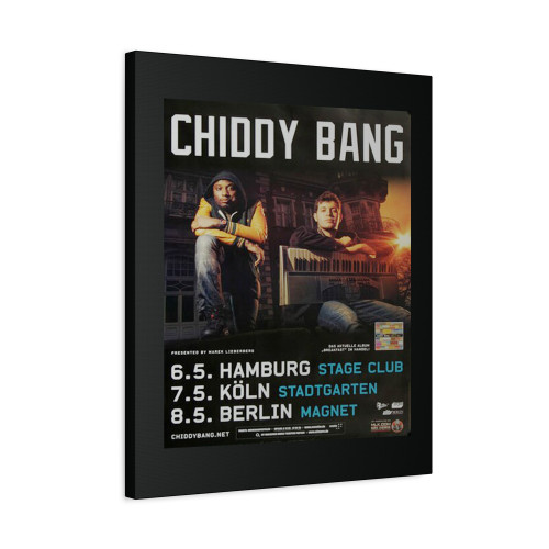 Chiddy Bang Breakfast Tour 2012 Canvas Print Poster