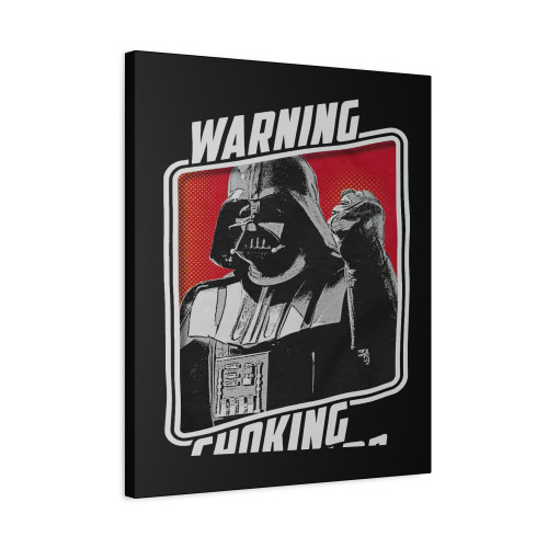 Choke Hazard Offensive Canvas Print Poster