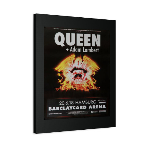 Queen Adam Lambert Hamburg 2018 Canvas Print Poster