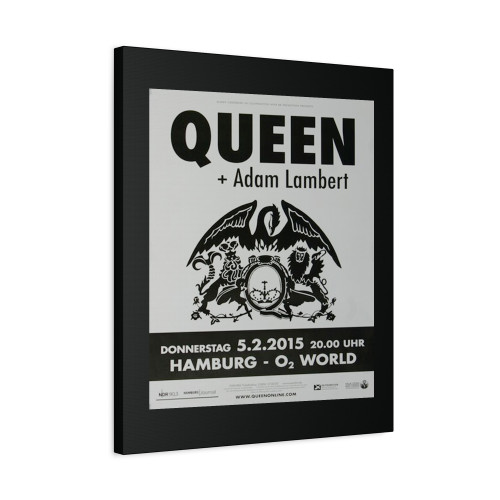 Queen Live Hamburg 2015 Canvas Print Poster