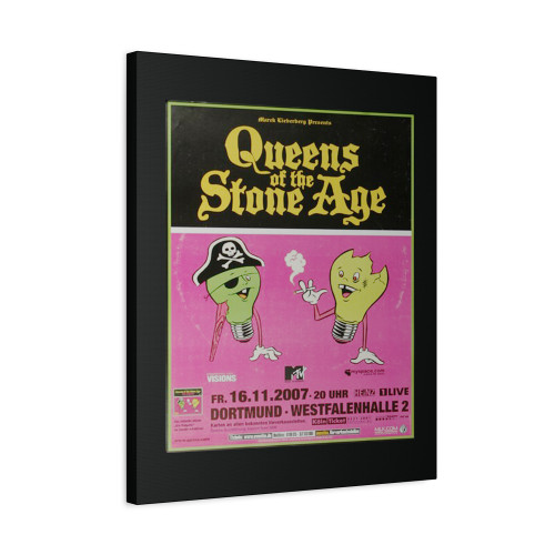 Queens Of The Stone Age Dortmund 2007 Canvas Print Poster