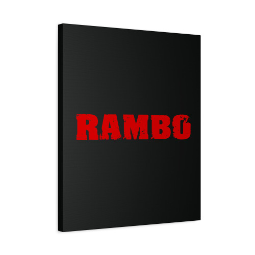 Rambo Canvas Print Poster