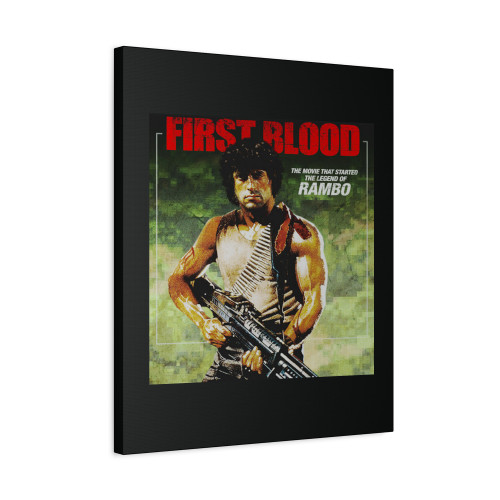 Rambo First Blood Canvas Print Poster
