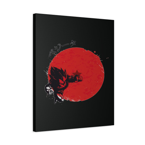 Red Sun The Prince Of The Saiyans Canvas Print Poster