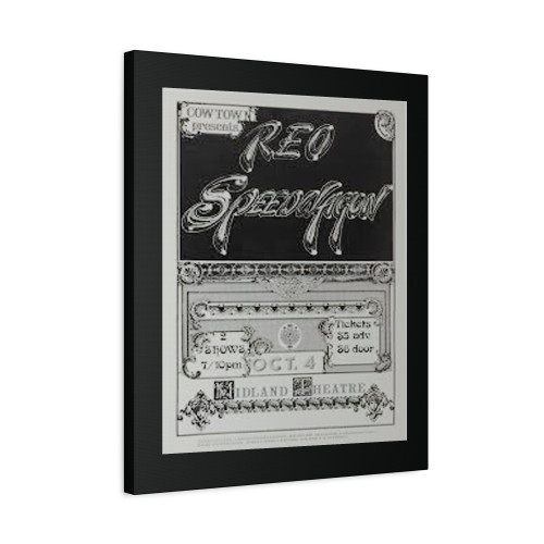 Reo Speedwagon 1974 Kansas City Missouri Concert Canvas Print Poster