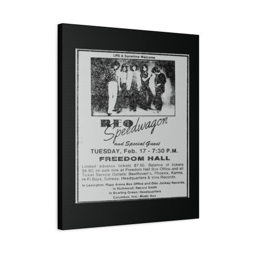 Reo Speedwagon 7 Canvas Print Poster
