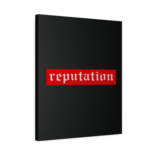 Reputation Supreme Logo Canvas Print Poster
