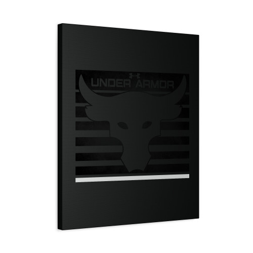 Retro Under Armour Iron X Project The Rock Canvas Print Poster