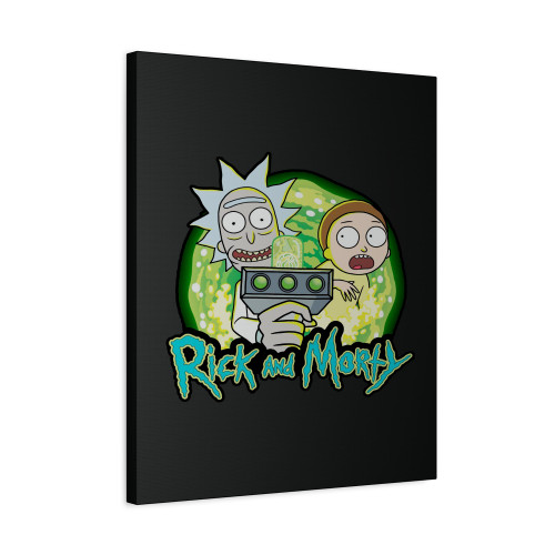Rick And Morty Season Four Canvas Print Poster