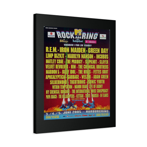 Rock Am Ring & Park Vorabplakat Rock Am Ring 2005 Canvas Print Poster
