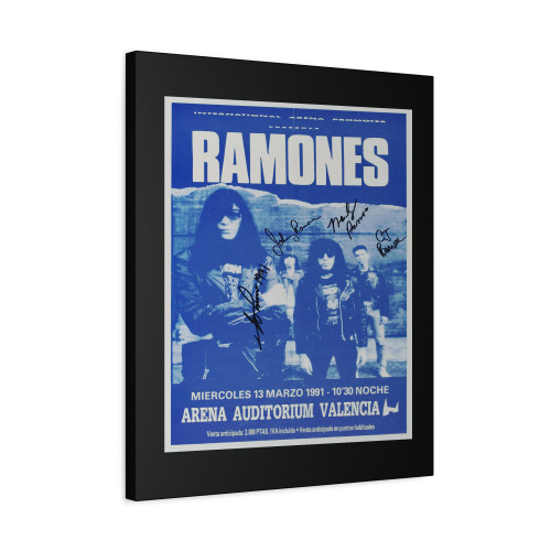 Rock Band Ramones Concert Canvas Print Poster
