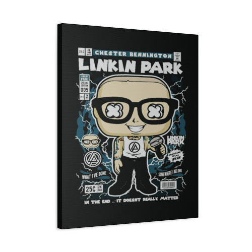 Rock Linkin Park Chester Bennington Canvas Print Poster