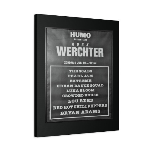 Rock Torhout Werchter 1992 Canvas Print Poster