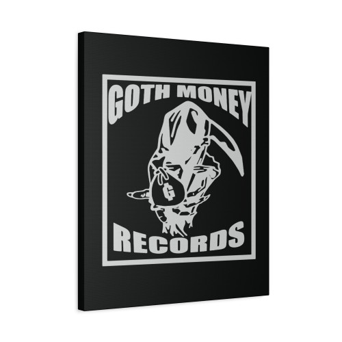 Goth Money Records Grim Reaper Canvas Print Poster