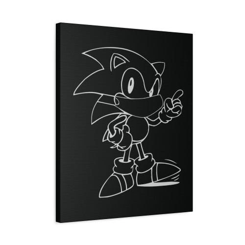Gotta Go Mask Sonic Canvas Print Poster