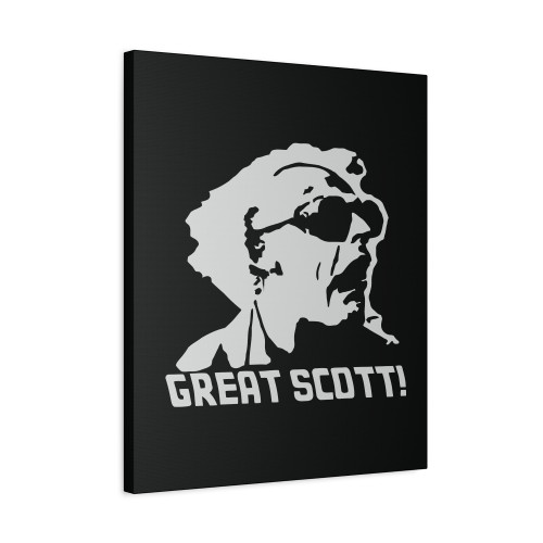 Great Scott Hard Hat Required Canvas Print Poster