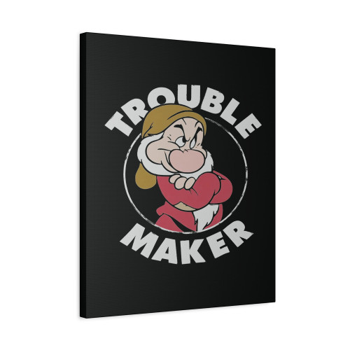 Grumpy Dwarf Snow White Canvas Print Poster Grumpy Dwarf Snow White Canvas Print Poster