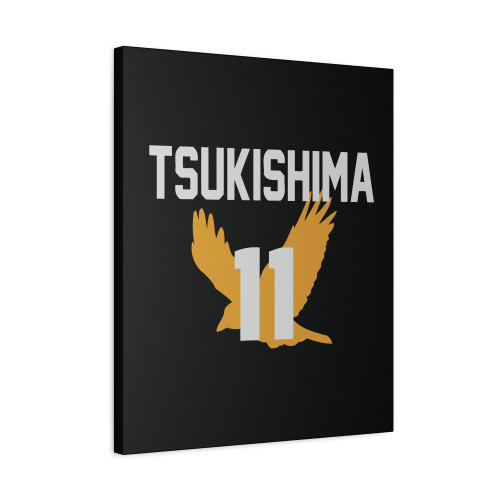 Haikyuu Tsukishima Number 11 Karasuno Canvas Print Poster Haikyuu Tsukishima Number 11 Karasuno Canvas Print Poster