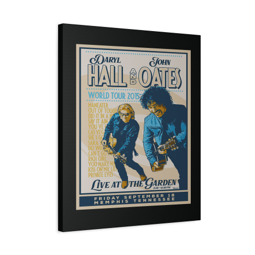 Hall & Oates Concert Canvas Print Poster