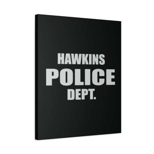 Hawkins Police Department Canvas Print Poster