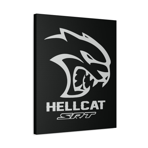Hell Cat Srt Dodge Canvas Print Poster