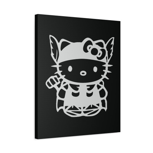 Hello Kitty Superheroes Thor Canvas Print Poster