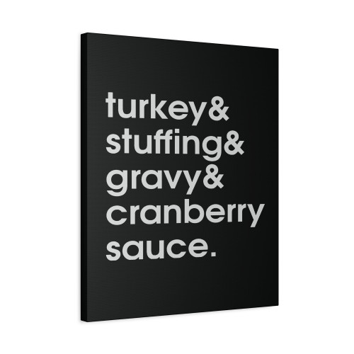 Christmas Turkey Xmas Canvas Print Poster