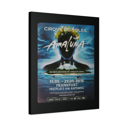 Cirque Du Soleil Amaluna Frankfurt 2016 Canvas Print Poster