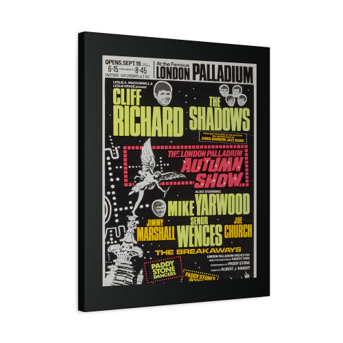 Cliff Richard At The London Palladium Canvas Print Poster