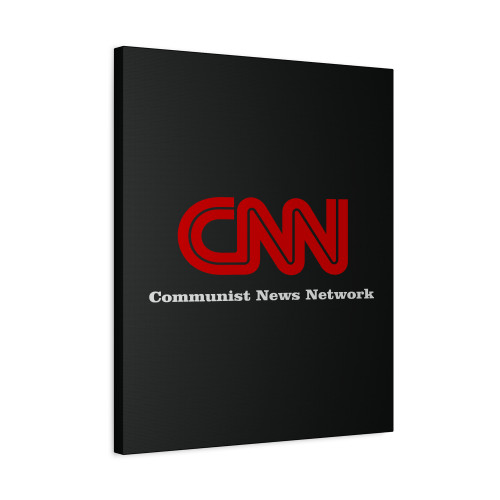 Cnn Communist News Network Canvas Print Poster