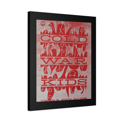 Cold War Kids 2015 Portland Concert Tour Canvas Print Poster