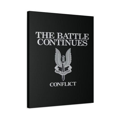 Conflict The Battle Continues Canvas Print Poster