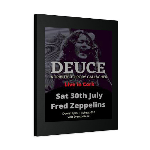 Cork Jazz Festival Rory Gallagher Tribute Canvas Print Poster