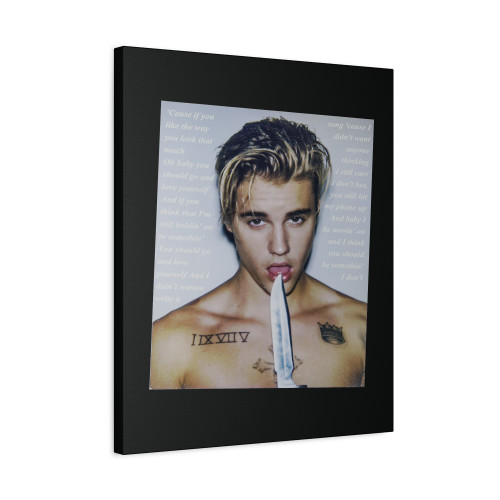 Cover Love Yourself Justin Bieber Canvas Print Poster