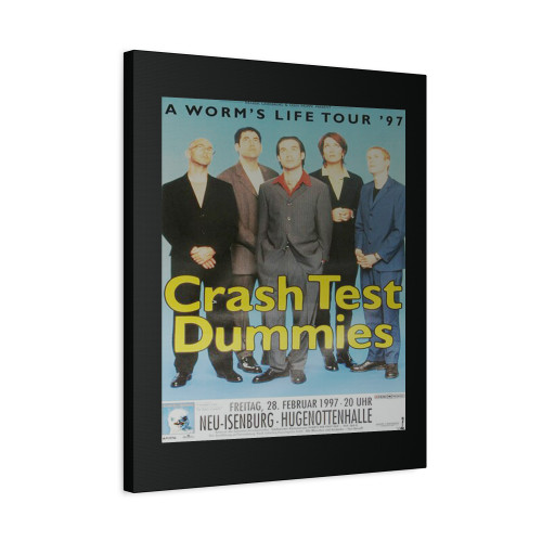 Crash Test Dummies A Worms Life Neu-Isenburg & Frankfurt 1997 Canvas Print Poster