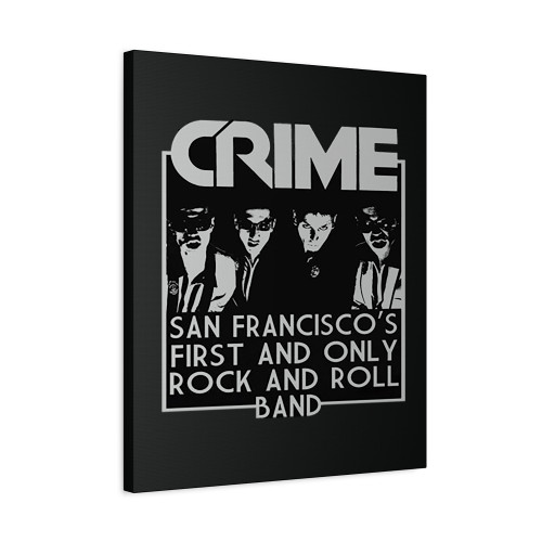 Crime First And Only Canvas Print Poster