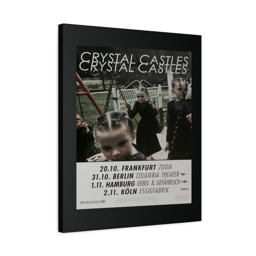 Crystal Castles Amnesty Tour 2016 Canvas Print Poster